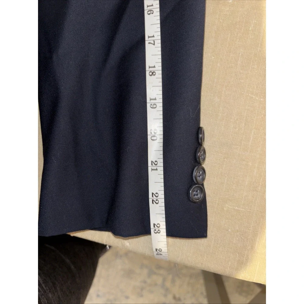 LINEAGE Milan New York Sport coat Mens Size‎ 40S Navy Blue